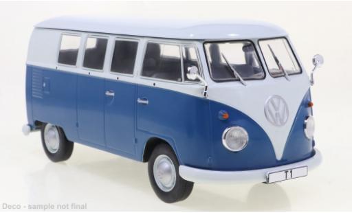 Diecast model cars Volkswagen T1 B white/blue 1960 1/24 WhiteBox