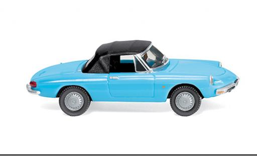 Diecast model cars Alfa Romeo Spider Duetto duetto blue/black 1966 1/87 Wiking