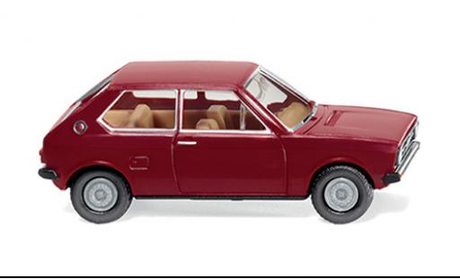 Diecast model cars Audi 50 citadine red 1974 1/87 Wiking
