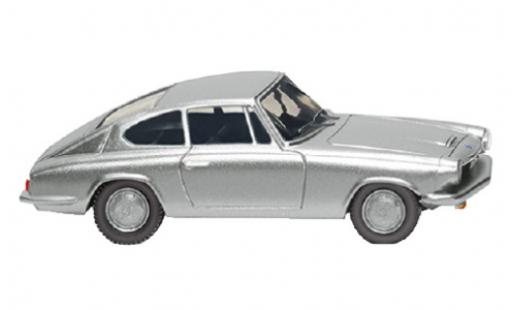 Diecast model cars Bmw 1600 GT Coupe grey 1967 1/87 Wiking
