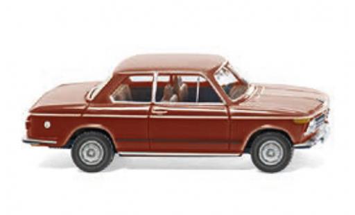 Diecast model cars Bmw 2002 berline red 1968 1/87 Wiking