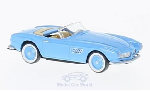 Diecast model cars Bmw 507 cabriolet blue 1/87 Wiking