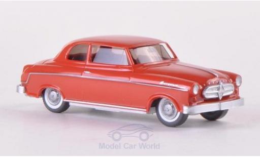 Diecast model cars Borgward Isabella berline red 1/87 Wiking
