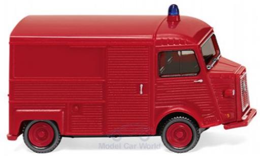 Diecast model cars Citroen HY pompiers Van Fire brigade 1/87 Wiking