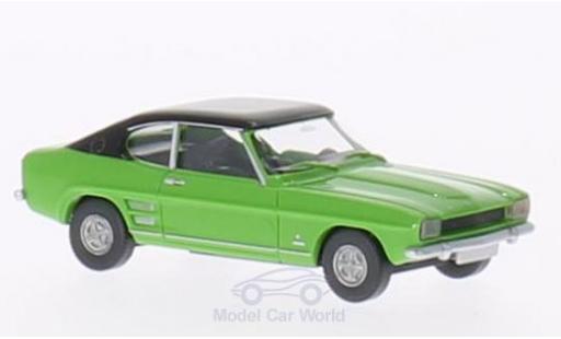 Diecast model cars Ford Capri MK1 MK I green/black 1/87 Wiking