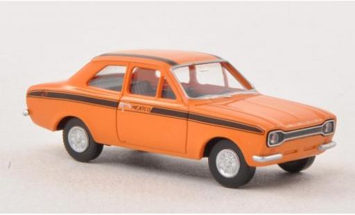 Diecast model cars Ford Escort Mexico I orange/black 1/87 Wiking