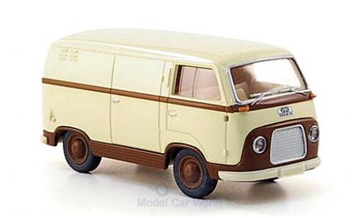 Diecast model cars Ford FK Kastenwagen 1000 Van beige/brown 1/87 Wiking