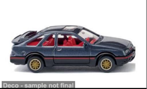 Diecast model cars Ford Sierra XR4 XR4i grey/black 1982 1/87 Wiking