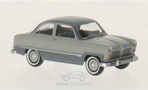 Diecast model cars Ford Taunus Berline 12 M grey/grey 1/87 Wiking