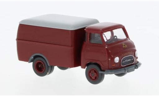 Diecast model cars Hanomag Kurier Kastenwagen Van red 1958 1/87 Wiking