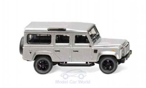 Diecast model cars Land Rover Defender 110 grey 1/87 Wiking