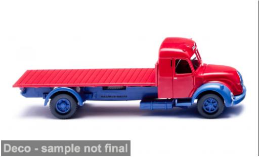 Diecast model cars Magirus S 7500 Base red/blue 1955 1/87 Wiking