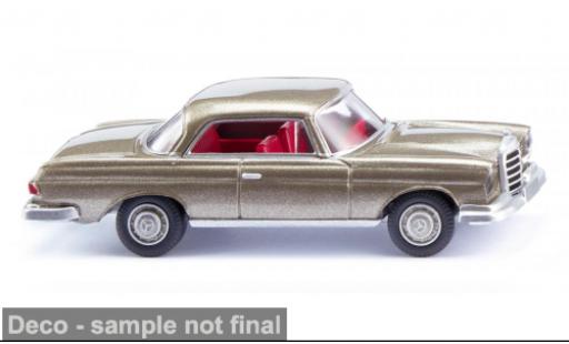 Diecast model cars Mercedes 250 Coupe SE (W111) grey 1965 1/87 Wiking