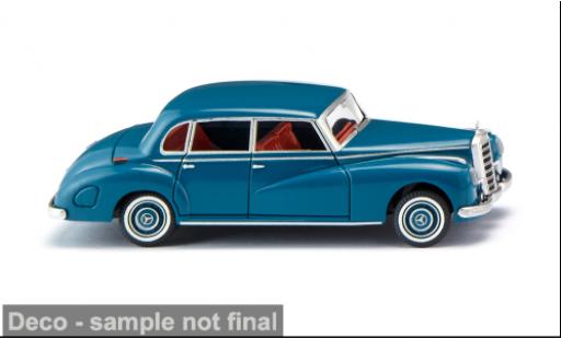Diecast model cars Mercedes 300 Base blue 1957 1/87 Wiking