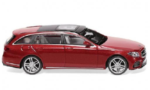 Diecast model cars Mercedes Classe E T-Modell AMG (S213) metallic red 1/87 Wiking