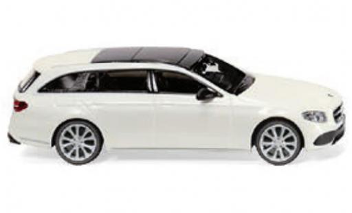 Diecast model cars Mercedes Classe E T-Modell Avantgarde (S213) metallic white 1/87 Wiking