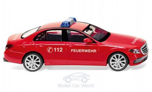 Diecast model cars Mercedes Classe E Base (W213) Fire brigade 1/87 Wiking