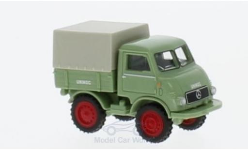 Diecast model cars Mercedes Unimog 401-404 U 401 green 1/87 Wiking