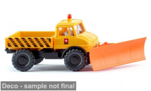 Diecast model cars Mercedes Unimog 406-425 U 406 1963 Schweizer Post (CH) 1/87 Wiking