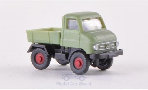 Diecast model cars Mercedes Unimog 406-425 U 411 green 1/160 Wiking