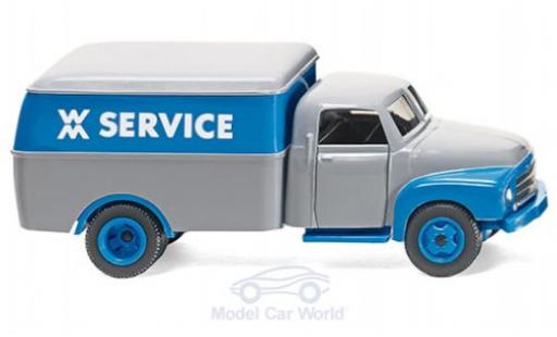 Diecast model cars Opel Blitz Base Van WM Service 1/87 Wiking