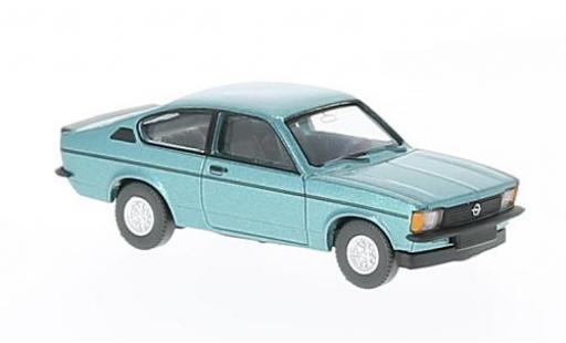 Diecast model cars Opel Kadett C Rallye C Rally Winterfest metallic turquoise 1/87 Wiking