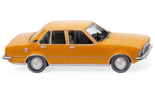 Diecast model cars Opel Rekord D orange 1971 1/87 Wiking