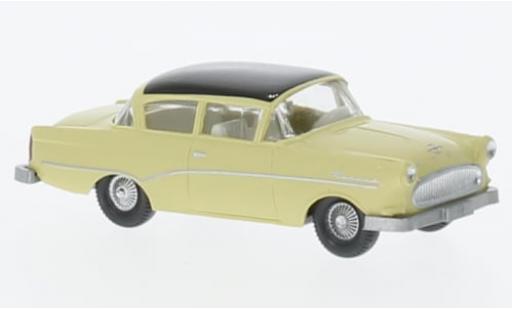 Diecast model cars Opel Rekord P1 beige/black 1957 1/87 Wiking