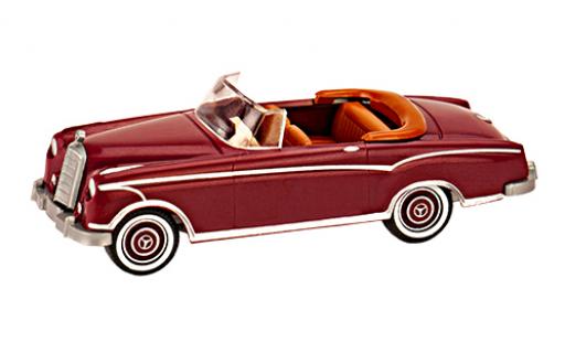 Diecast model cars Mercedes 220 Cabriolet S Convertible (W180 II) red s&iuml;&iquest;&frac12;rie 800 1/87 Wiking PMS