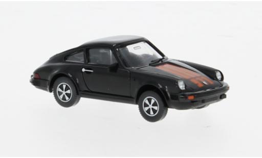 Diecast model cars Porsche 911 SC black 1/87 Wiking
