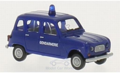 Diecast model cars Renault 4 L R Gendarmerie (F) 1/87 Wiking