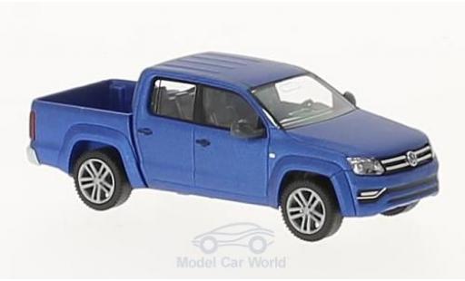 Diecast model cars Volkswagen Amarok GP Highline matt-blue 1/87 Wiking