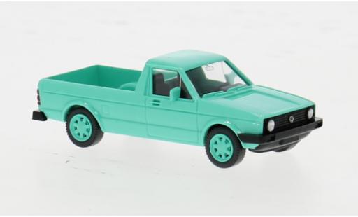 Diecast model cars Volkswagen Caddy MkI turquoise 1982 1/87 Wiking