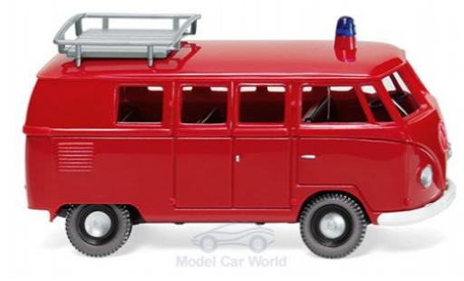 Diecast model cars Volkswagen T1 Base Bus Fire brigade 1/87 Wiking
