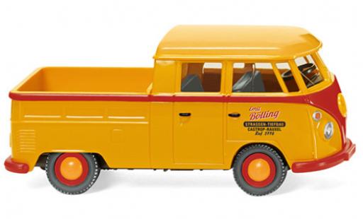 Diecast model cars Volkswagen T1 B Doppelkabine &Atilde;&para;lling 1963 1/87 Wiking