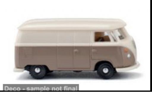 Diecast model cars Volkswagen T1 B Van brown/beige 1963 1/160 Wiking