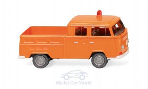 Diecast model cars Volkswagen T2 Base Doppelkabine Kommunal 1/87 Wiking