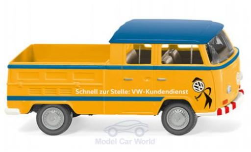 Diecast model cars Volkswagen T2 Base Doppelkabine Kundendienst 1/87 Wiking