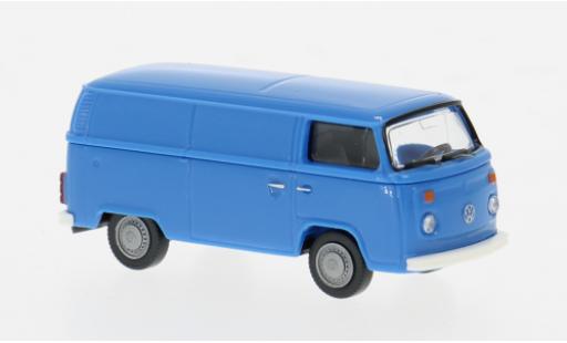 Diecast model cars Volkswagen T2 B Van blue 1972 1/87 Wiking