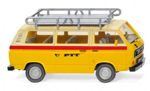 Diecast model cars Volkswagen T3 A Bus PTT 1979 1/87 Wiking