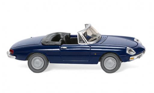 Diecast model cars Alfa Romeo Spider veloce blue 1/87 Wiking