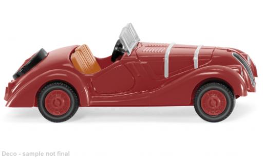 Diecast model cars Bmw 328 berline red fonc&Atilde;&copy; 1/87 Wiking