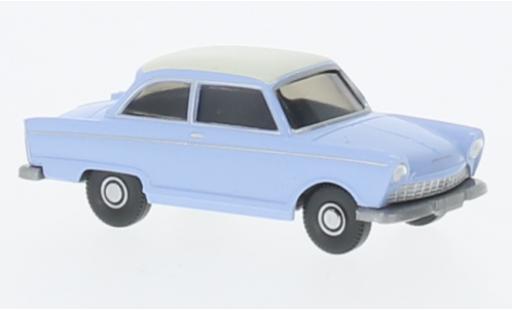 Diecast model cars DKW Junior Berline de Luxe blue /white 1959 1/87 Wiking