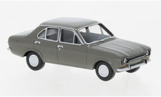 Diecast model cars Ford Escort MK1 MK I grey 1968 1/87 Wiking