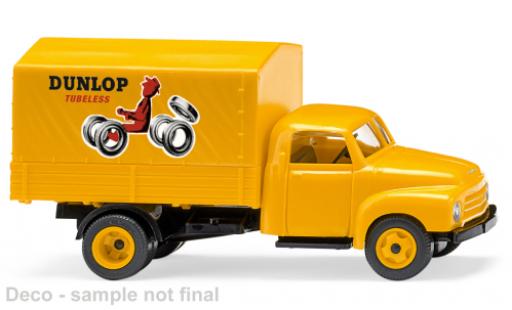 Diecast model cars Opel Blitz Base Dunlop 1/87 Wiking