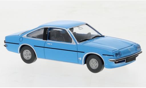 Diecast model cars Opel Manta B Base B blue 1975 1/87 Wiking