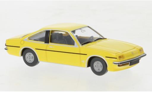 Diecast model cars Opel Manta B Base B yellow 1975 1/87 Wiking