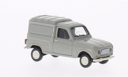 Diecast model cars Renault 4 Base R grey 1/87 Wiking