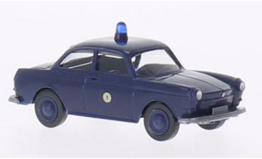 Diecast model cars Volkswagen 1600 Base police Berlin 1/87 Wiking