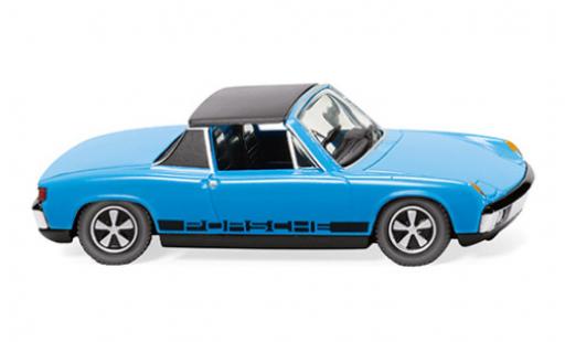 Diecast model cars Porsche 914 Base Volkswagen blue 1969 1/87 Wiking
